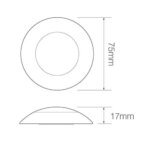 LED Innenbeleuchtung | Chrom | Milchglas | 12v | kaltweißes Licht | 7524 OPAQUE – Bild 5