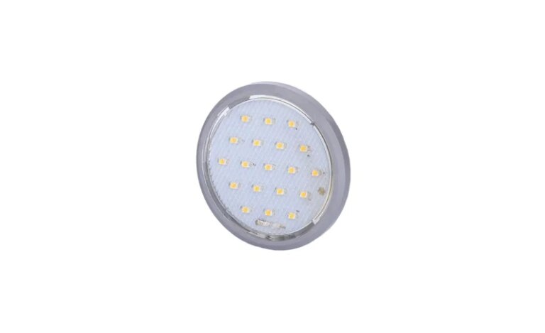 LED Innenleuchte 85lm - 5000K - 12v - Chrom | BG-2110W-12V