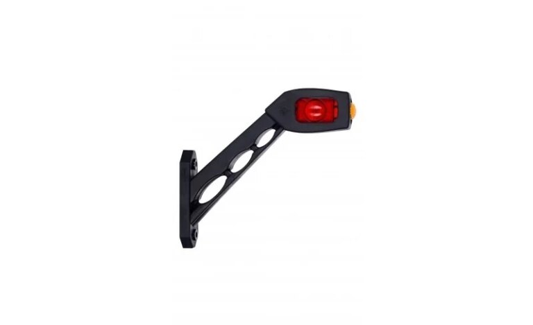 Rechts | LED Begrenzungsleuchte rot | weiß | amber | 12-24v | 35cm. Kabel | MB-3692RWA