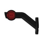 Rechts | LED Begrenzungsleuchte mit abgewinkeltem Griff | 12-36V | 20cm. Kabel | M10BV-702RWA – Bild 5