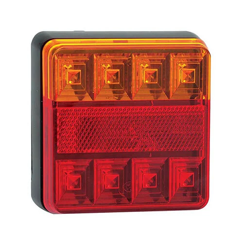 LED Rücklicht kompakt ohne Kennzeichenbeleuchtung | 12v | 40cm. Kabel | 101BAR