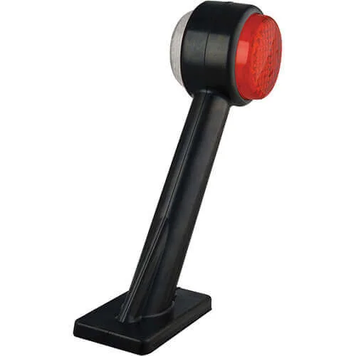 Links | LED Begrenzungsleuchte | abgewinkelter Griff | 12-24v | 20cm. Kabel | 1004LE