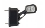 LED Begrenzungsleuchte links mit Alarm rot-weiß-amber 12-24v | MBA-2731RWA – Bild 2