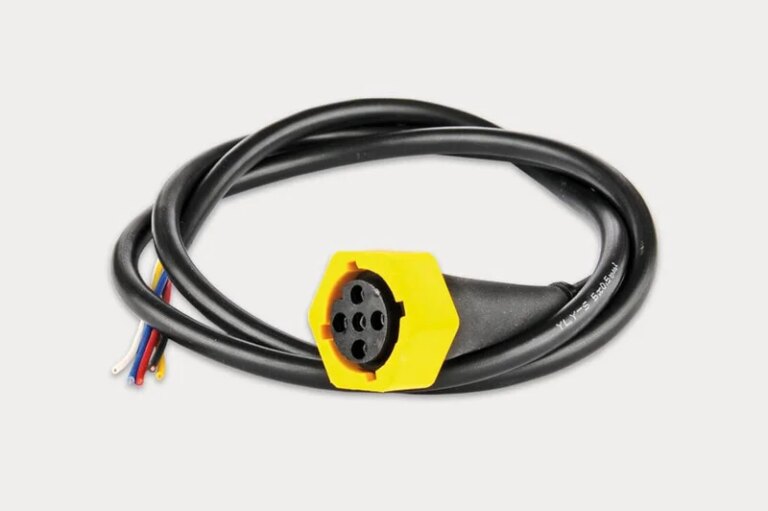 Links | 5-PIN Bajonett Anschluss | mit 10m Kabel | V10AC-10MB5L