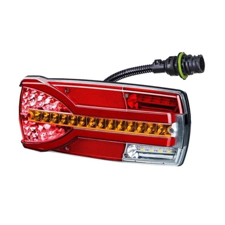 Links | LED Rücklicht dynamisches Blinklicht | 12-24v | 7-PIN | V14C7-961B7