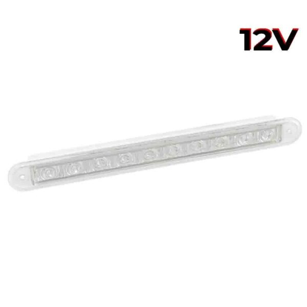 LED Rückfahrlicht slimline transparente Linse | 12v | 40cm. Kabel | 235W12E