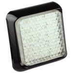 LED-Rückfahrlicht mit schwarzem Rahmen | 12-24v | 40cm Kabel | 80WME – Bild 2