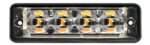 LED Blitzer 4 LEDs | R10 | slimline | weiß 10-30v | SLED4DVW – Bild 2
