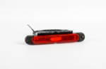 LED Slimline Begrenzungsleuchte roter Bügel 12-24v 50cm Kabel | MV-6550R