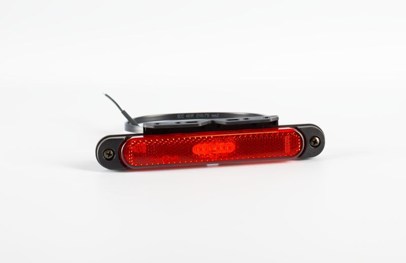LED Slimline Begrenzungsleuchte roter Bügel 12-24v 50cm Kabel | MV-6550R