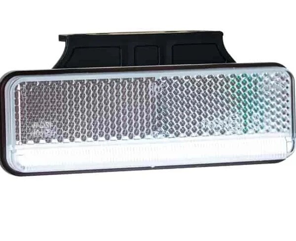 LED Positionsleuchte neonweiß mit Bügel | 12-24v | 50cm. Kabel | MV-3250W