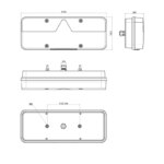 Links | LED-Anhängerbeleuchtung | dynamisches Blinklicht | 9-36v | 200cm. Kabel | VC-1031 – Bild 3