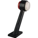 Rechts | LED Begrenzungsleuchte | abgewinkelter Griff | 12-24v | 20cm. Kabel | 1004RE