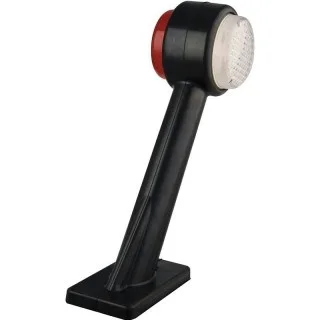Rechts | LED Begrenzungsleuchte | abgewinkelter Griff | 12-24v | 20cm. Kabel | 1004RE