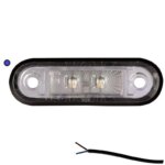 LED Positionsleuchte blau | 12-24v | 50cm Kabel | M10MV-200B