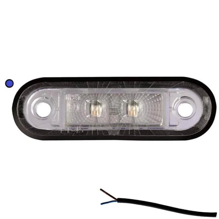LED Positionsleuchte blau | 12-24v | 50cm Kabel | M10MV-200B