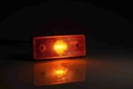 LED Positionsleuchte amber mit Bügel | 12-24v | 50cm. Kabel + 1,5mm². Stecker | MV-5660A – Bild 2
