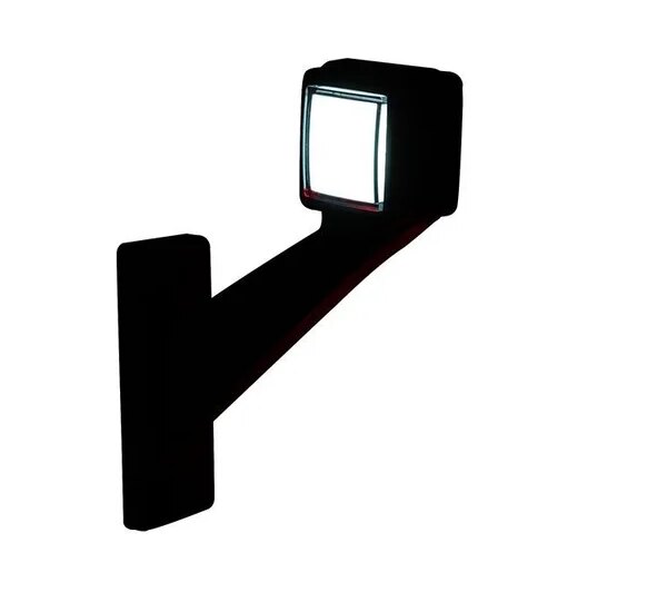 LED Begrenzungsleuchte links rot-weiß 12-24v 50cm Kabel