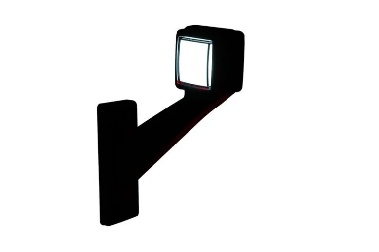 LED Begrenzungsleuchte links rot-weiß 12-24v 50cm Kabel