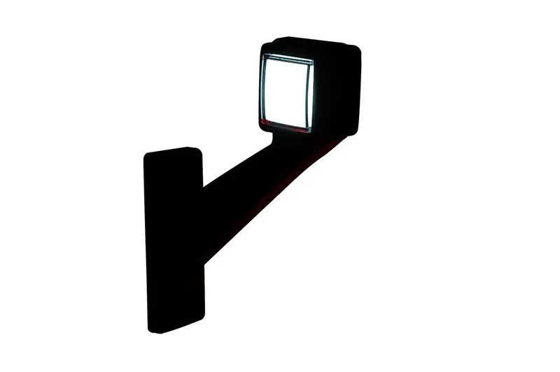LED Begrenzungsleuchte links rot-weiß 12-24v 50cm Kabel