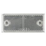 Weißer Reflektor | 90 x 40mm. | Schraubbefestigung | VRF-501W