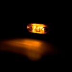 LED Positionsleuchte amber inkl. Bügel 12-24v 50cm Kabel – Bild 2