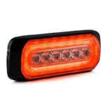 LED Blitzer R65 + Halo-Ring, gelb-rot 12-24v – Bild 8