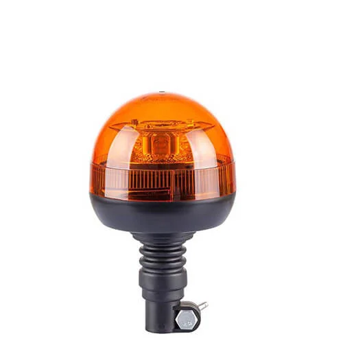 LED Rundumleuchte amber | R65 | mit Flexi DIN Montagebügel | 12-24v | S07ZL001.1