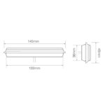 LED Rücklicht slimline | 12-24v | 0.18m Kabel | 135ARMGE – Bild 3