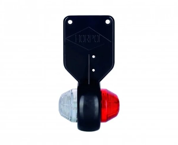 LED Begrenzungsleuchte links rot-weiß 12-24v 50cm Kabel | MB-4231RW