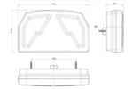 LED Rücklicht CAN-bus-roof 12v - Kennzeichenleuchte - 1m Kabel | VC-4610CAN – Bild 5