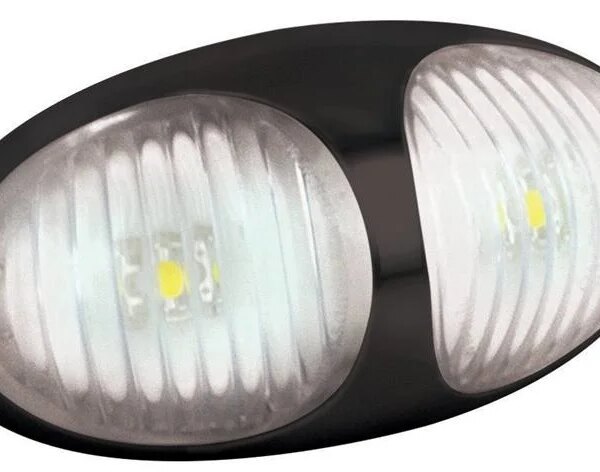 LED Positionsleuchte weiß | 12-24v | 2-PIN Stecker | 37WM2P