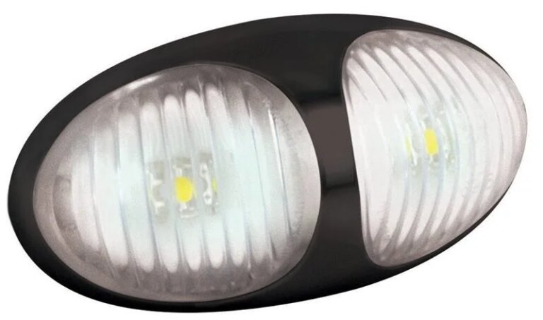 LED Positionsleuchte weiß | 12-24v | 2-PIN Stecker | 37WM2P