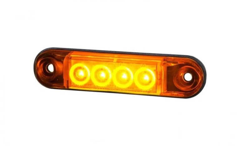 LED Positionsleuchte amber | 12-24v | 50cm Kabel | MV-4400A