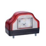 LED Kennzeichenbeleuchtung inkl. roter Begrenzungsleuchte 12-24v | MK-800R