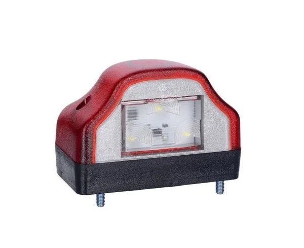 LED Kennzeichenbeleuchtung inkl. roter Begrenzungsleuchte 12-24v | MK-800R