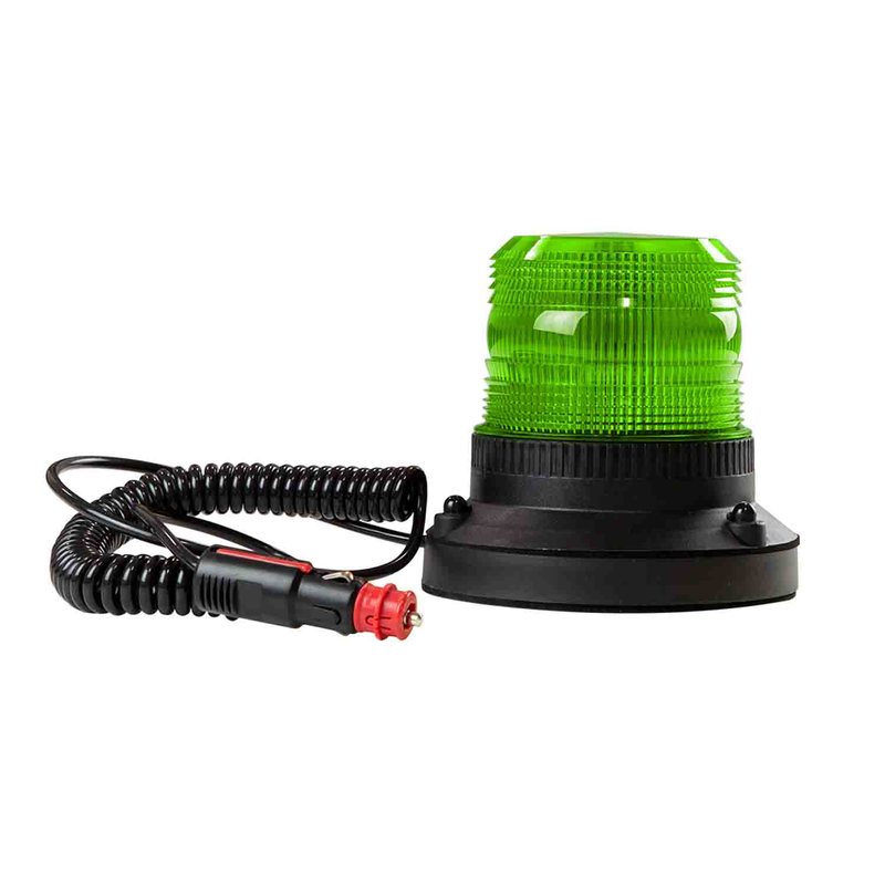 LED Rundumleuchte grün | 12-24v | R65 | Magnet ECCOLED | EB5004G