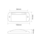 LED Umrissleuchte Kat.5 | 12-24v | 55cm. Kabel | 44AMEC5 – Bild 4