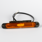 LED Slimline Begrenzungsleuchte amber Bügel 12-24v 50cm Kabel | MV-6550A