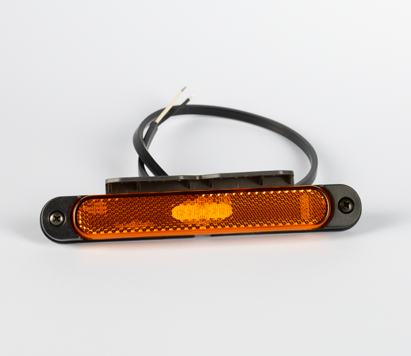LED Slimline Begrenzungsleuchte amber Bügel 12-24v 50cm Kabel | MV-6550A