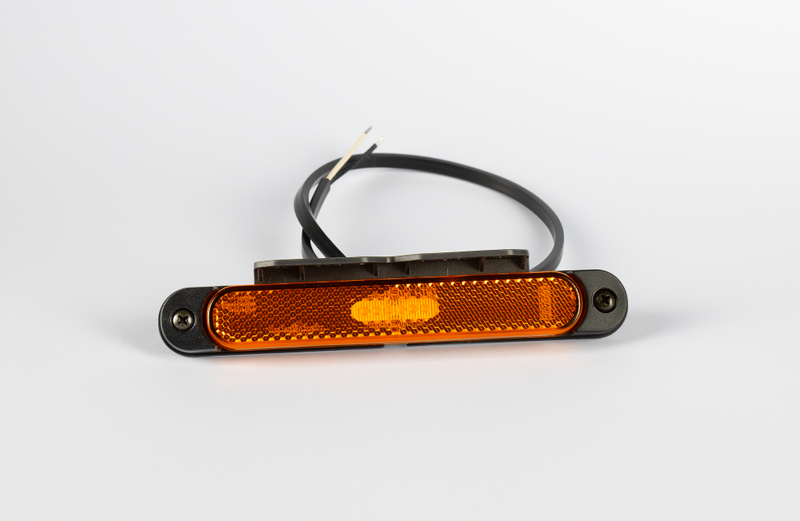 LED Slimline Begrenzungsleuchte amber Bügel 12-24v 50cm Kabel | MV-6550A