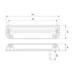LED-Eckarbeitsleuchte | weiß | 1980 Lumen | 12-24v | 11,5 W | SL200WM – Bild 4