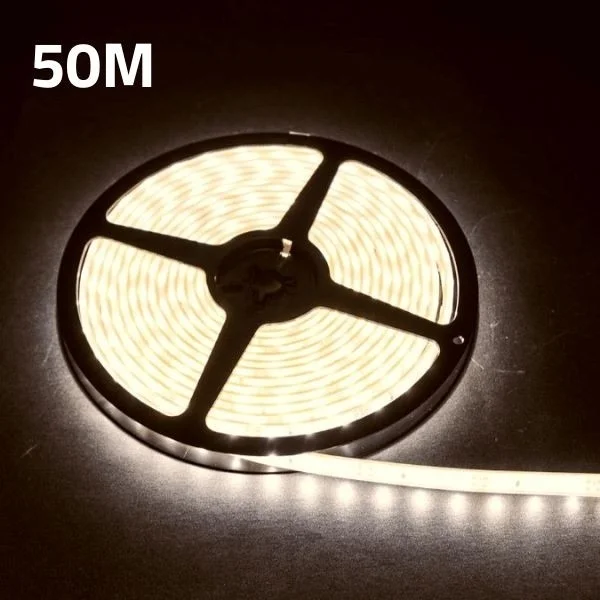 LED Streife 50m Rolle / 24v / 1200lm pro Meter / 4000K / IP68