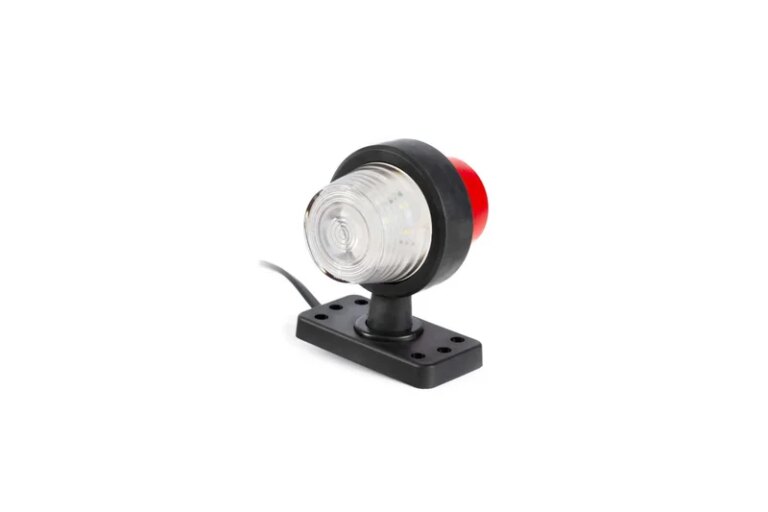 LED Begrenzungsleuchte rot-weiß 12-24v 45cm Kabel