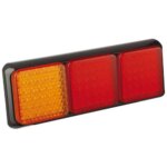 LED Rücklicht mit schwarzem Rand | 12-24v | 40cm Kabel | 80BARRME