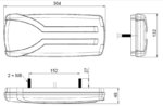 Links | LED Rücklicht dynamisches Blinklicht | 12-24v | 7-PIN AMP-Stecker | V14C7-901B7 – Bild 6