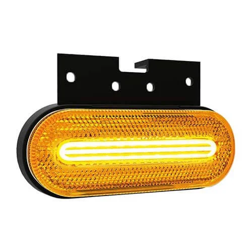 LED Seitenmarkierungsleuchte mit Blinklichtfunktion | 12-24v | 50cm Kabel | M10ZK-150A