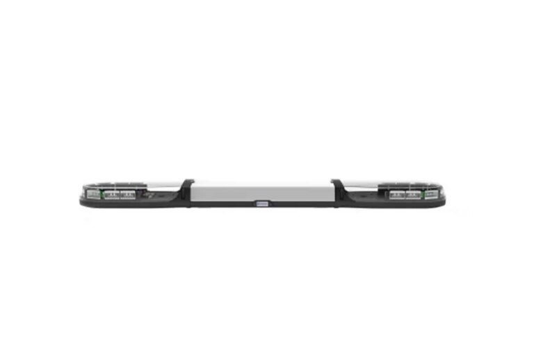 LED-Warnbalken amber | 13 Serie | ECE-R65 amber | transparent | weiß Mitte | 1250mm | 16 LE | 13-01010-E