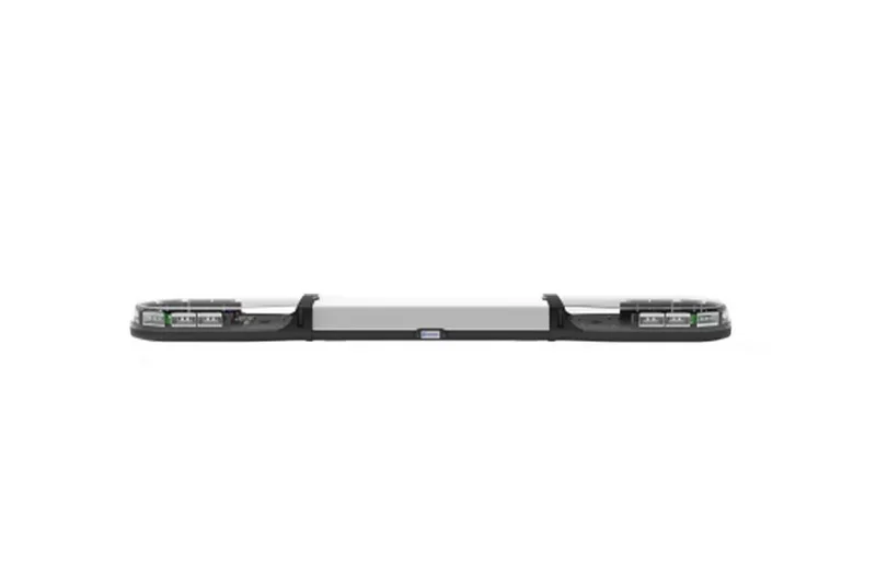 LED-Warnbalken amber | 13 Serie | ECE-R65 amber | transparent | weiß Mitte | 1250mm | 16 LE | 13-01010-E