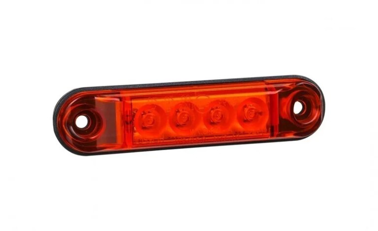 LED Positionsleuchte Rot | 12-24v | 50cm Kabel | MV-4400R